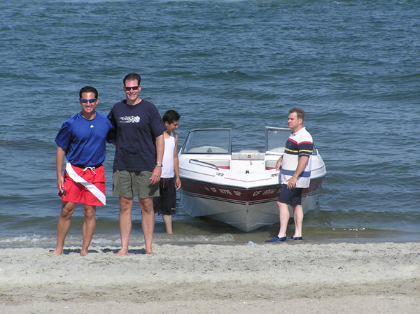 Ray Vinole and Andrew Taylor posing